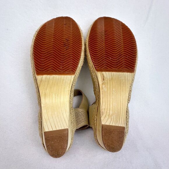 Jax & Bard Platform Maryjane Size US 8 1/2-9 EU 39 Woman’s Maple Cream Shoes - Picture 10 of 16